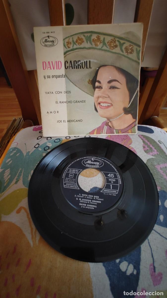 Discos de vinilo: DAVID CARROLL-EP VAYA CON DIOS +3 - Foto 1