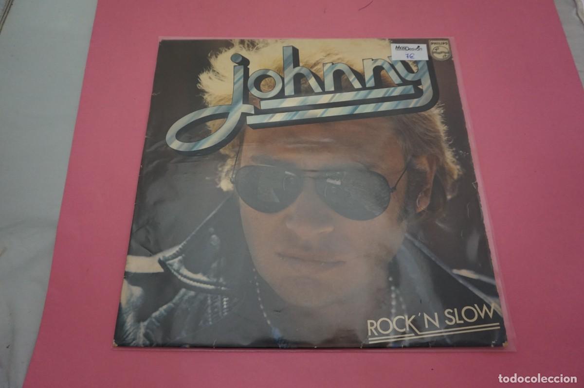 Discos de vinilo: LP - JOHNNY HALLYDAY - ROCK`N SLOW - Foto 1