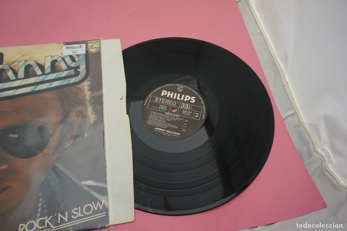 Discos de vinilo: LP - JOHNNY HALLYDAY - ROCK`N SLOW - Foto 2