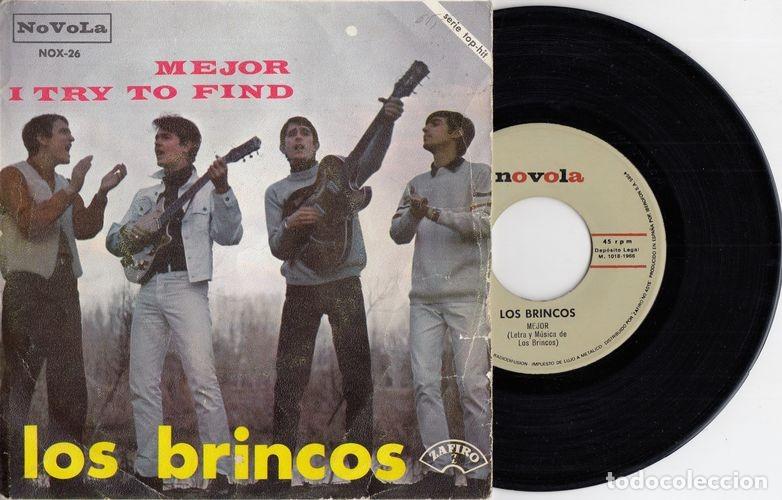 Discos de vinilo: LOS BRINCOS - MEJOR - SINGLE DE VINILO - C- 30 - Foto 1