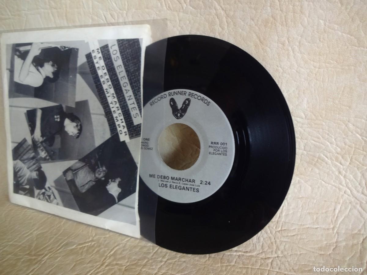 Discos de vinilo: disco single los elegantes original record runner records - Foto 3