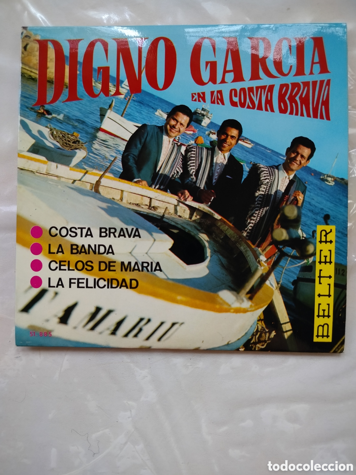 Discos de vinilo: EP Digno Garc&iacute;a y sus Carios - Foto 1