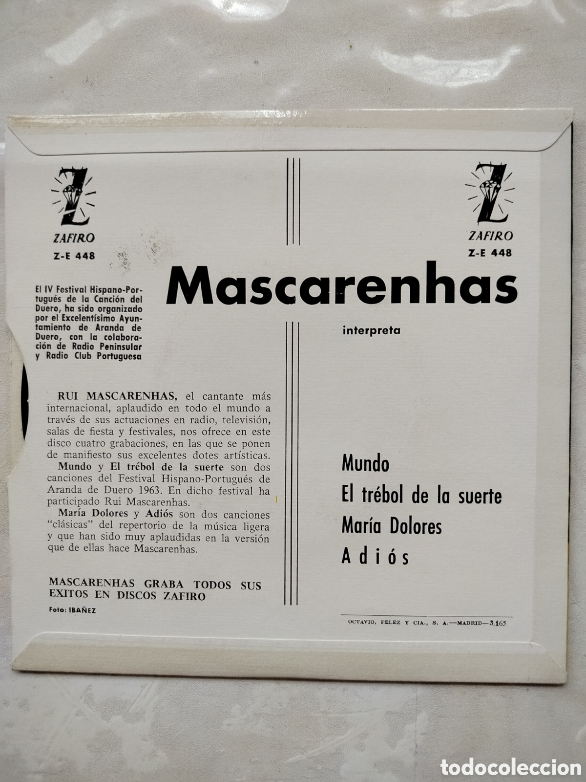 Discos de vinilo: Rui Mascarenhas Lote EPs - Foto 2