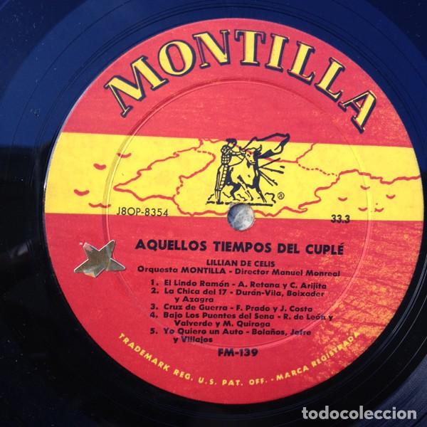Discos de vinilo: Lilian De Celis &ndash; Aquellos Tiempos Del Cupl&eacute; - Foto 3