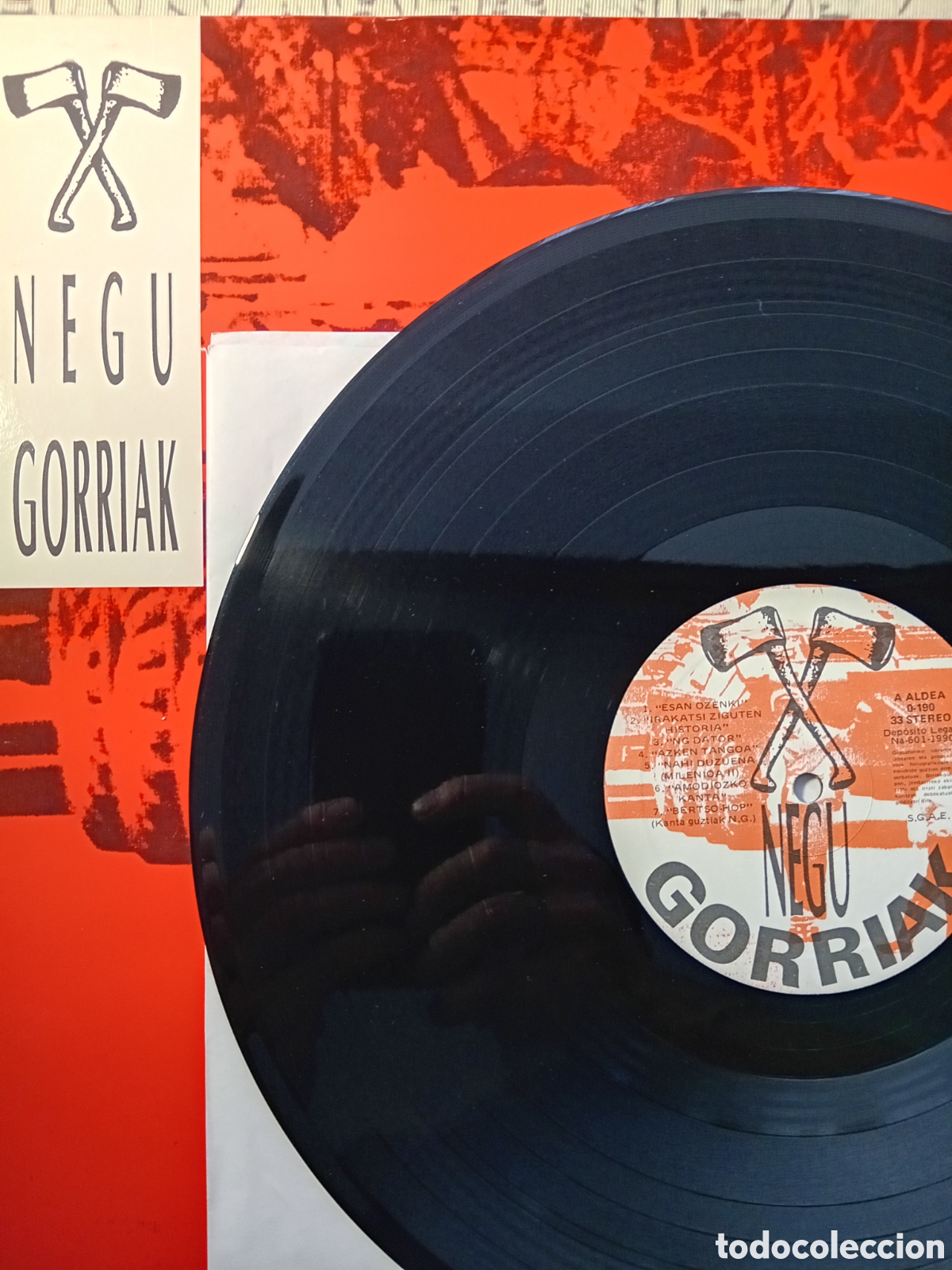 Discos de vinilo: NEGU GORRIAK. NEGU GORRIAK. 1990 - Foto 5