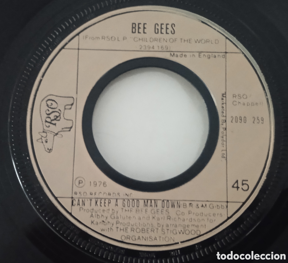 Discos de vinilo: BEE GEES - How deep is your love (1977) single - Foto 2