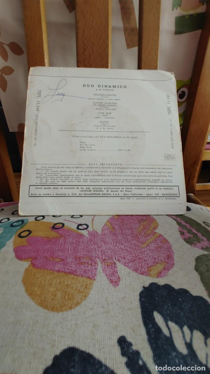 Discos de vinilo: DUO DINAMICO-EP RECORDANDOTE +3 - Foto 2