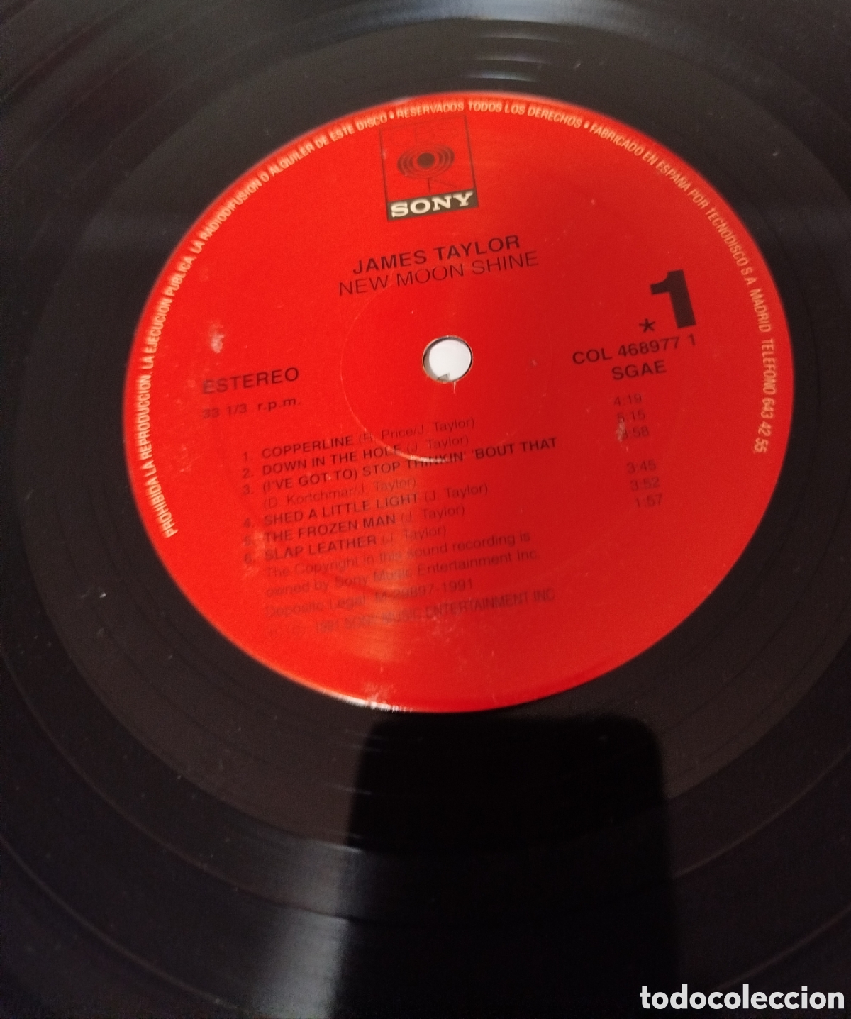 Discos de vinilo: James Taylor - New moon shine - Foto 3