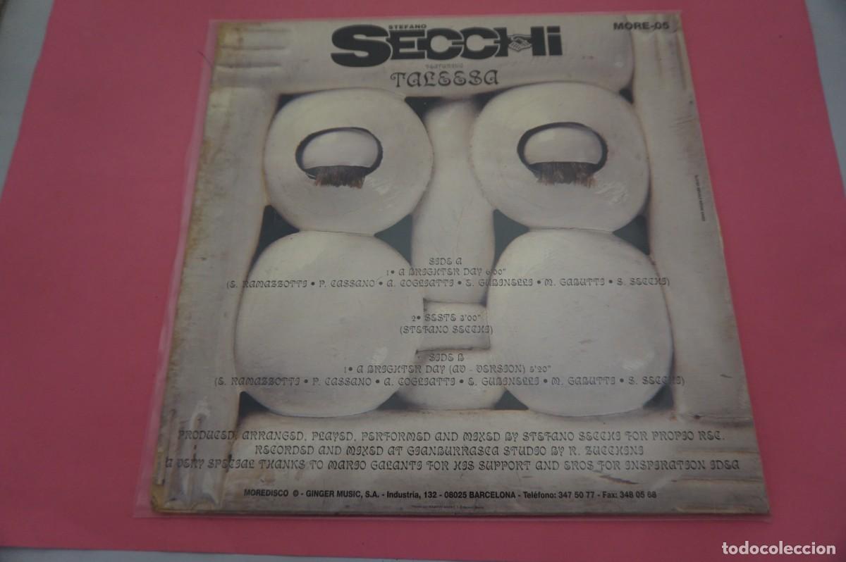 Discos de vinilo: LP - Stefano Secchi Feat. Taleesa &ndash; A Brighter Day - Foto 3