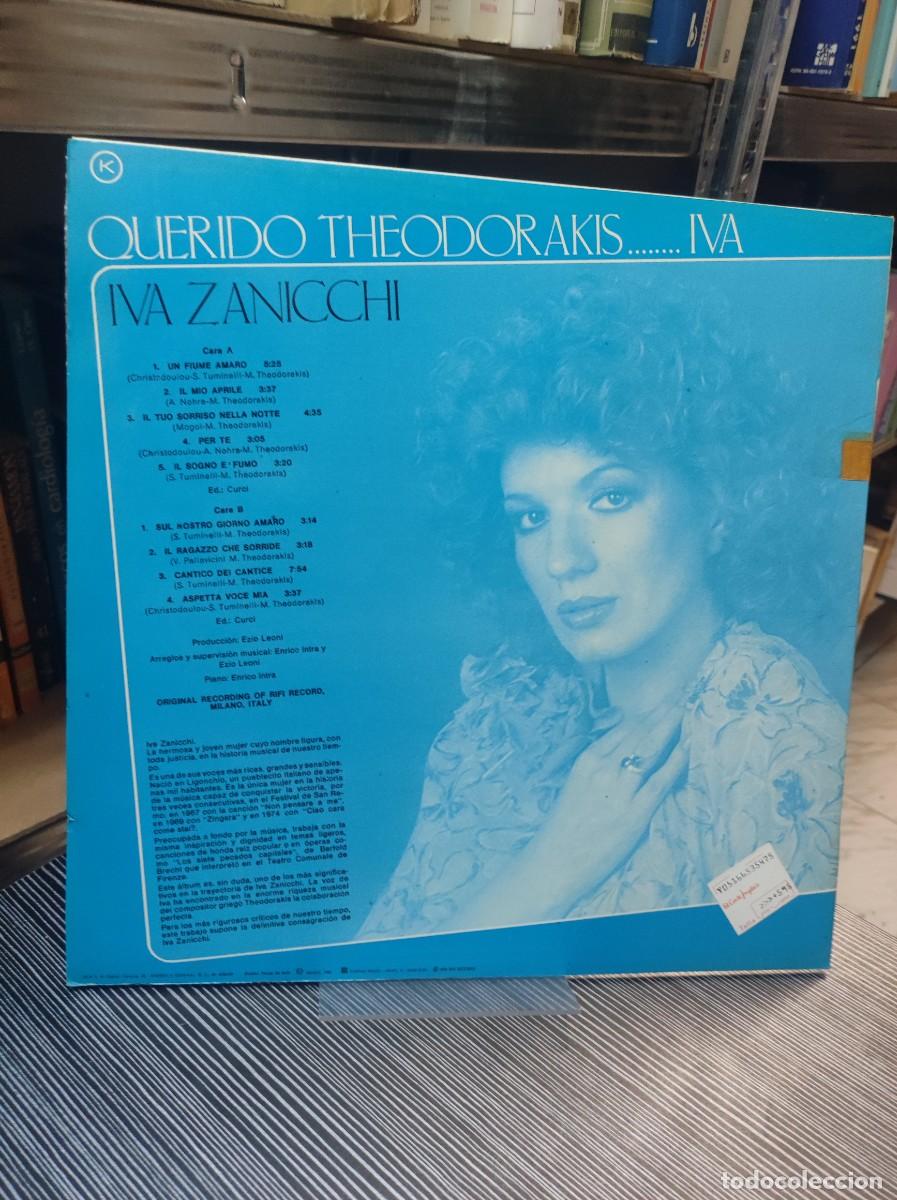 Discos de vinilo: Iva Zanicchi &ndash; Querido Theodorakis...Iva - Foto 2