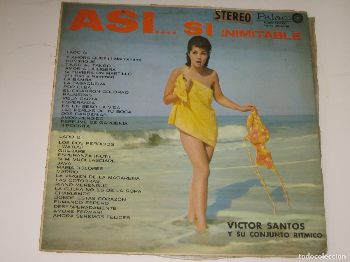 Disques de vinyle: DISCOFERTA - VER FOTO - LP - VICTOR SANTOS - ED. VENEZUELA - A&Ntilde;OS 60