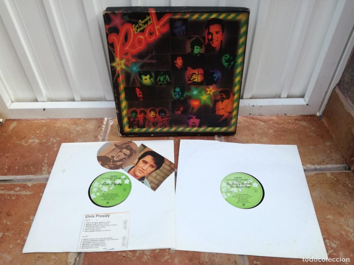 Discos de vinilo: CAJA LAS GRANDES ESTRELLAS DEL ROCK - Foto 2