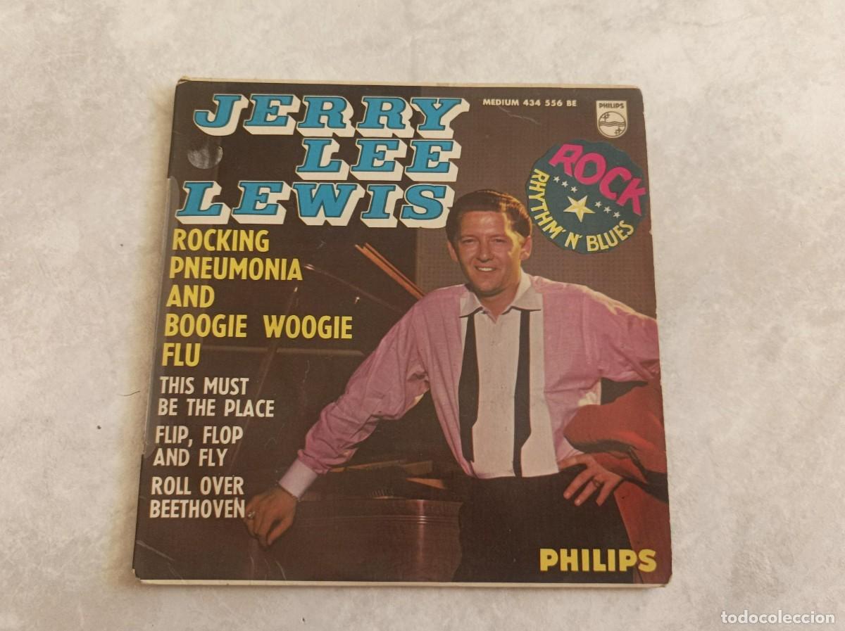 Discos de vinilo: Jerry Lee Lewis ep rock rhythym blues - Foto 1