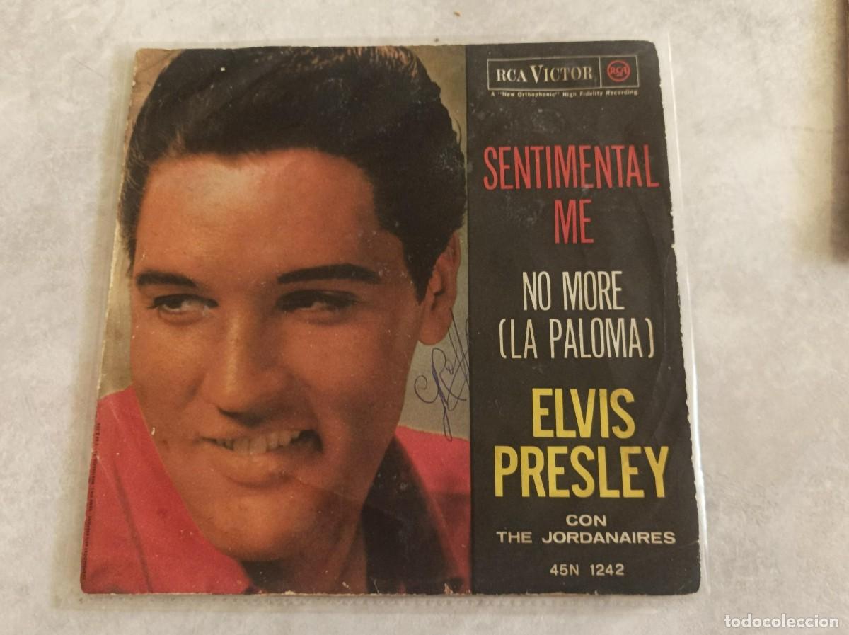 Discos de vinilo: Elvis Presley -la paloma single- - Foto 1