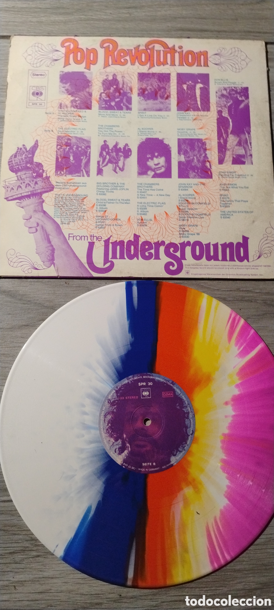 Discos de vinilo: POP REVOLUTION FROM THE UNDERGROUND-LP-CBS/GERMANY-IB - Foto 4