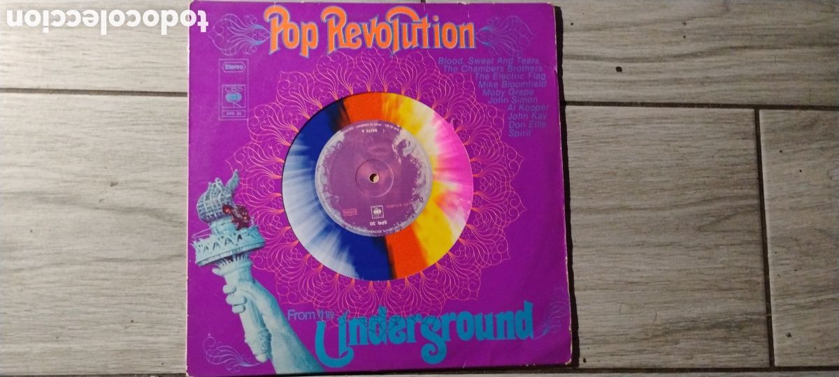 Discos de vinilo: POP REVOLUTION FROM THE UNDERGROUND-LP-CBS/GERMANY-IB - Foto 2