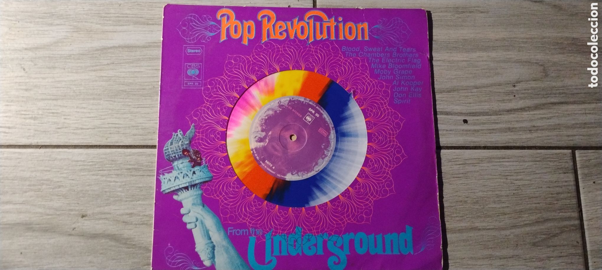 Discos de vinilo: POP REVOLUTION FROM THE UNDERGROUND-LP-CBS/GERMANY-IB - Foto 1