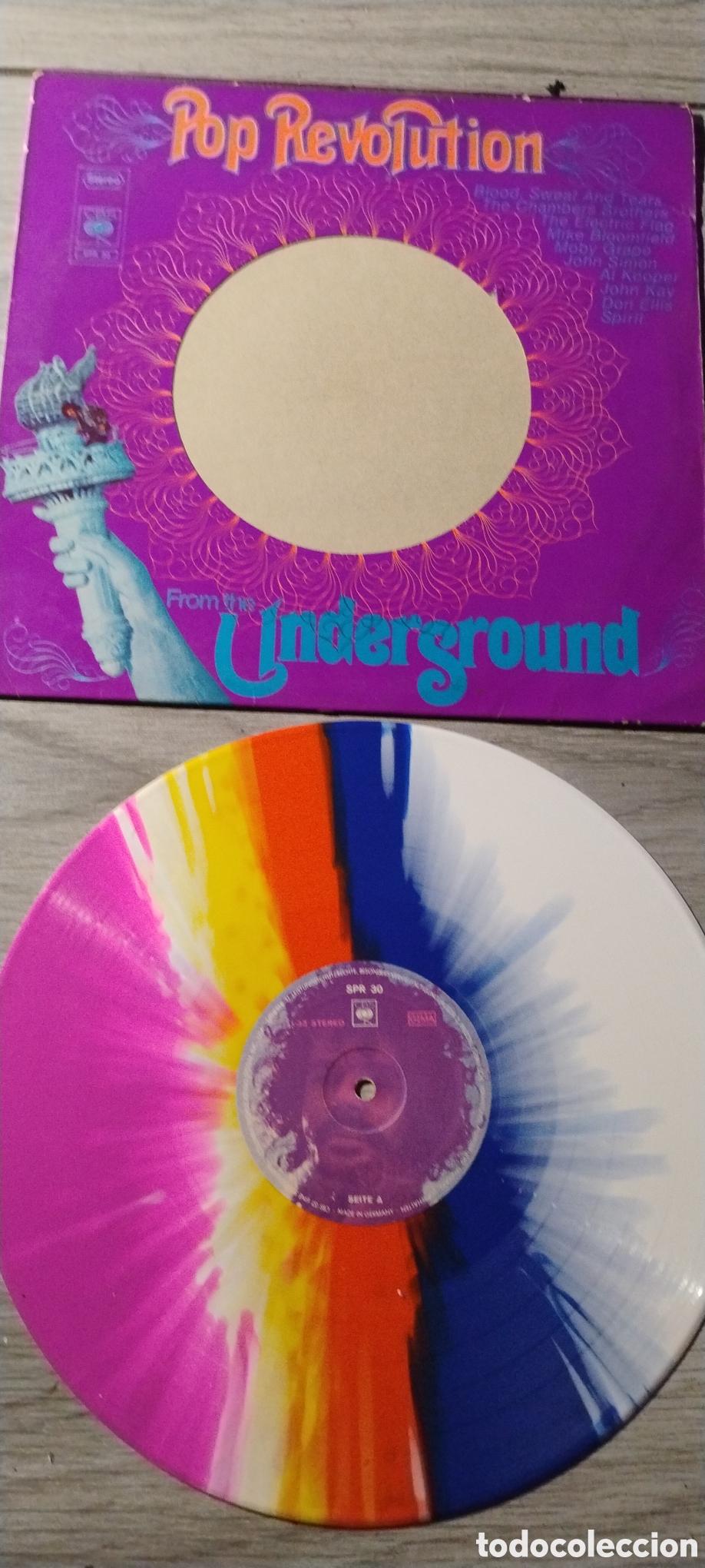 Discos de vinilo: POP REVOLUTION FROM THE UNDERGROUND-LP-CBS/GERMANY-IB - Foto 3