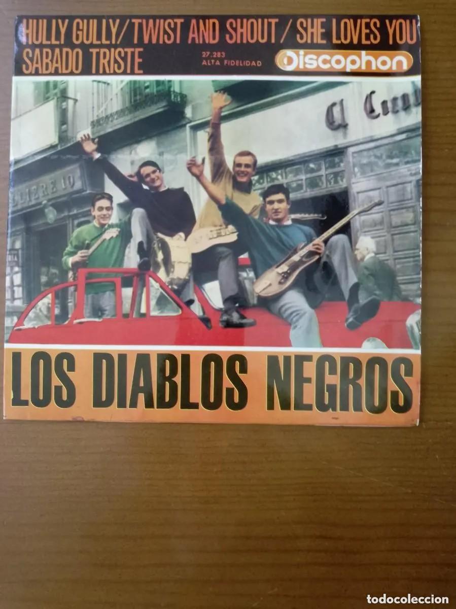 Discos de vinilo: DIABLOS NEGROS - HULLY GULLY + 3 (EP) - Foto 1