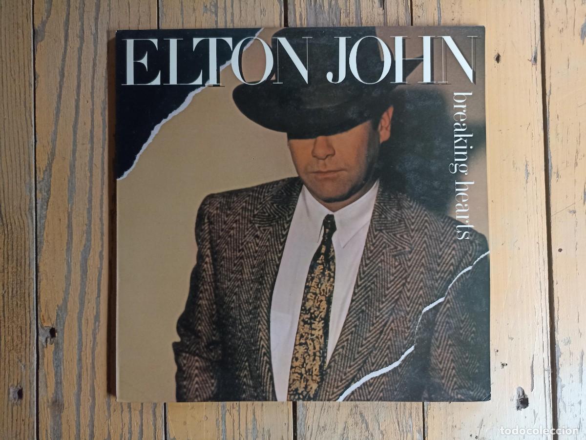 Discos de vinilo: Breaking hearts, Elton John, disco (vinilo,LP) - Foto 2