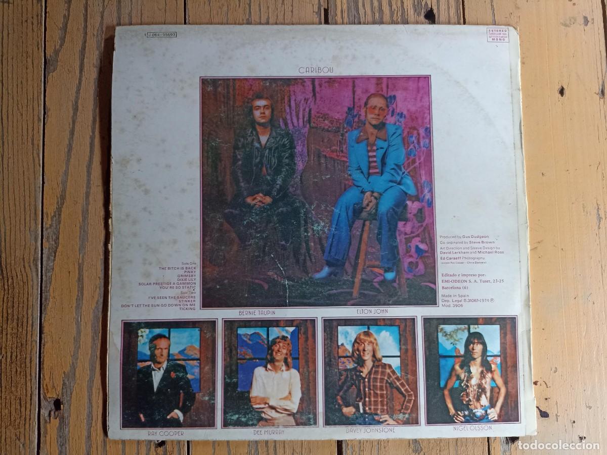 Discos de vinilo: Caribou, Elton John, disco (vinilo,LP) - Foto 3