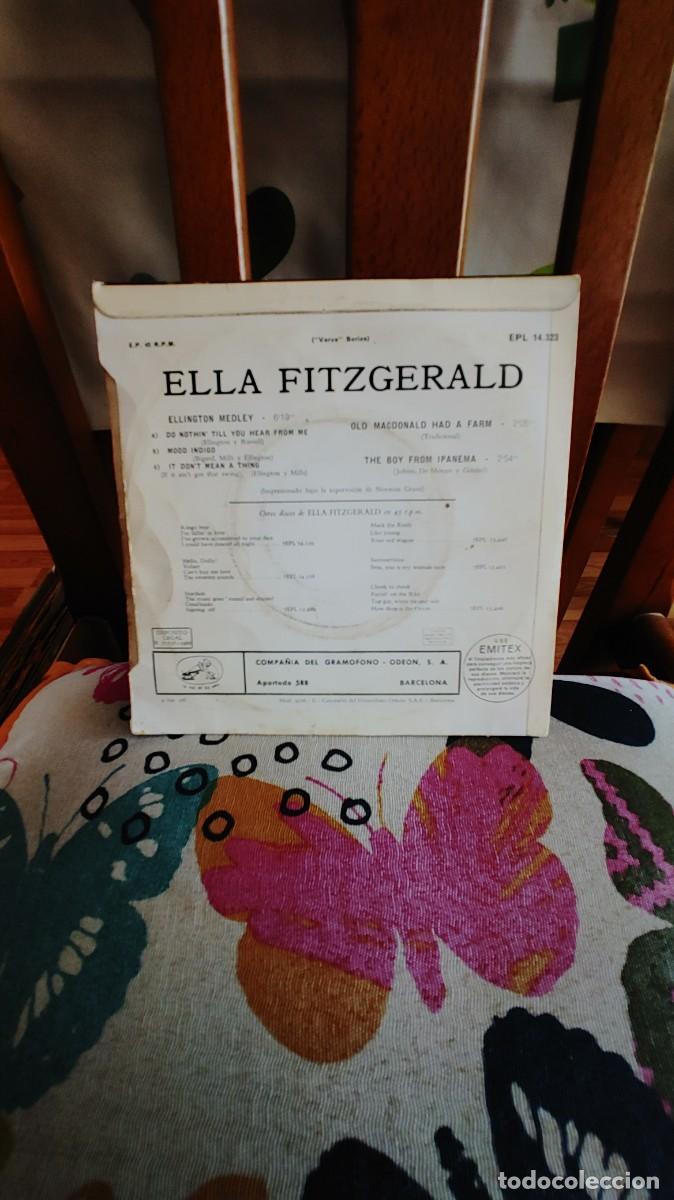 Discos de vinilo: ELLA FITZGERALD-EP ELLINGTON MEDLEY +2 - Foto 2