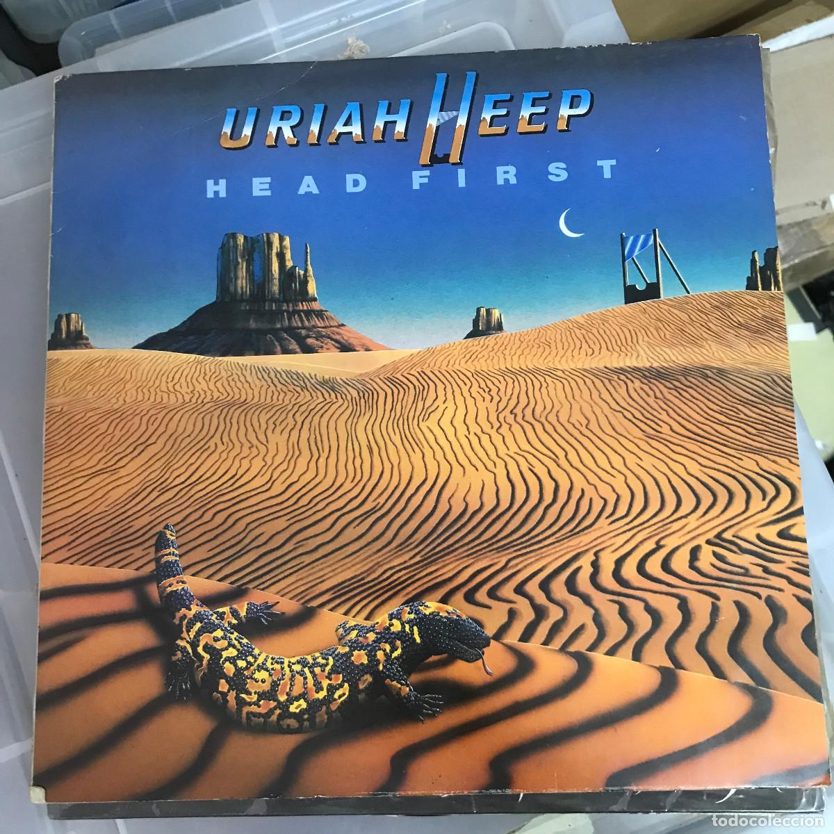 Discos de vinilo: URIAH HEEP - HEAD FIRST - LP BRONZE 1983 - Foto 1