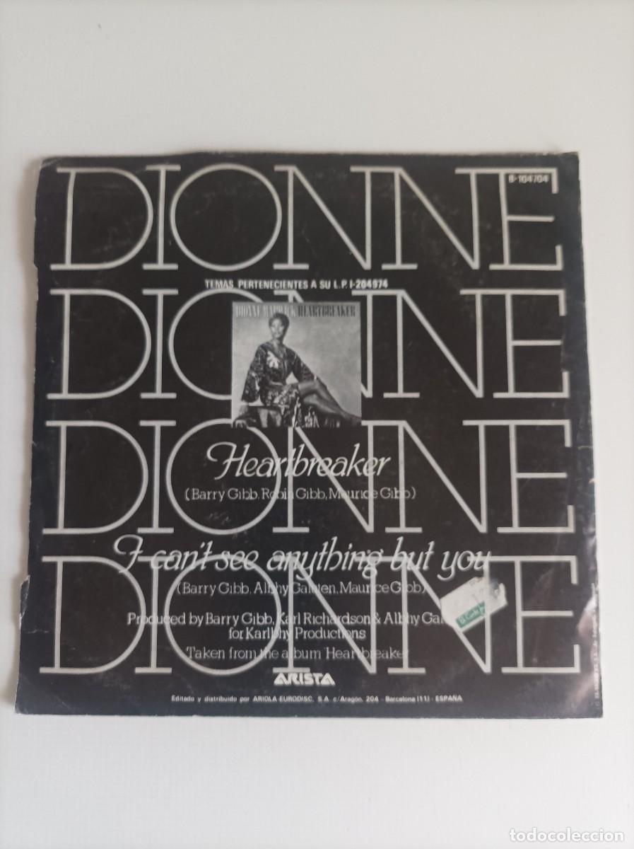 Discos de vinilo: single vinilo Dionne Warwick. A&ntilde;o 1982 - Foto 2
