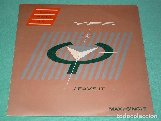 Discos de vinilo: yes Maxi leave it EX EX - Foto 1