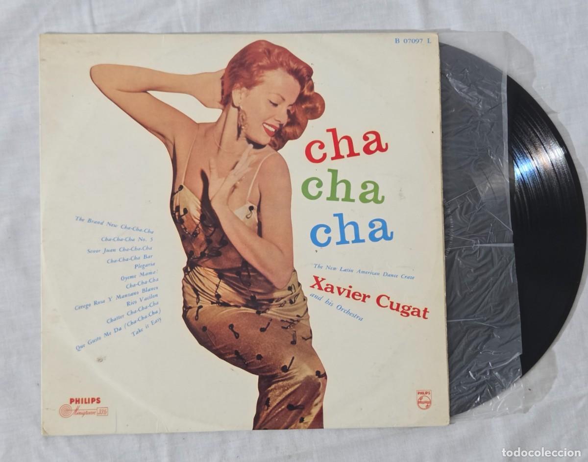 Discos de vinilo: Lp Vinilo Xavier Cugat y su orquesta, cha-cha-cha - Foto 4