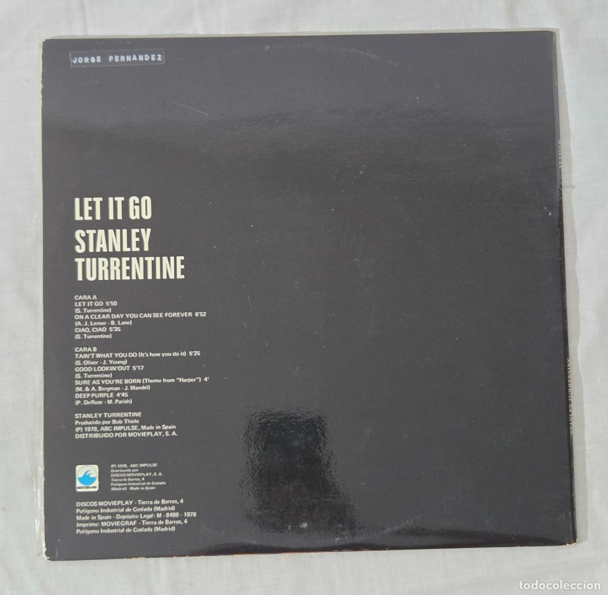 Discos de vinilo: Lp Vinilo Stanley Turrentine, Let it go - Foto 2