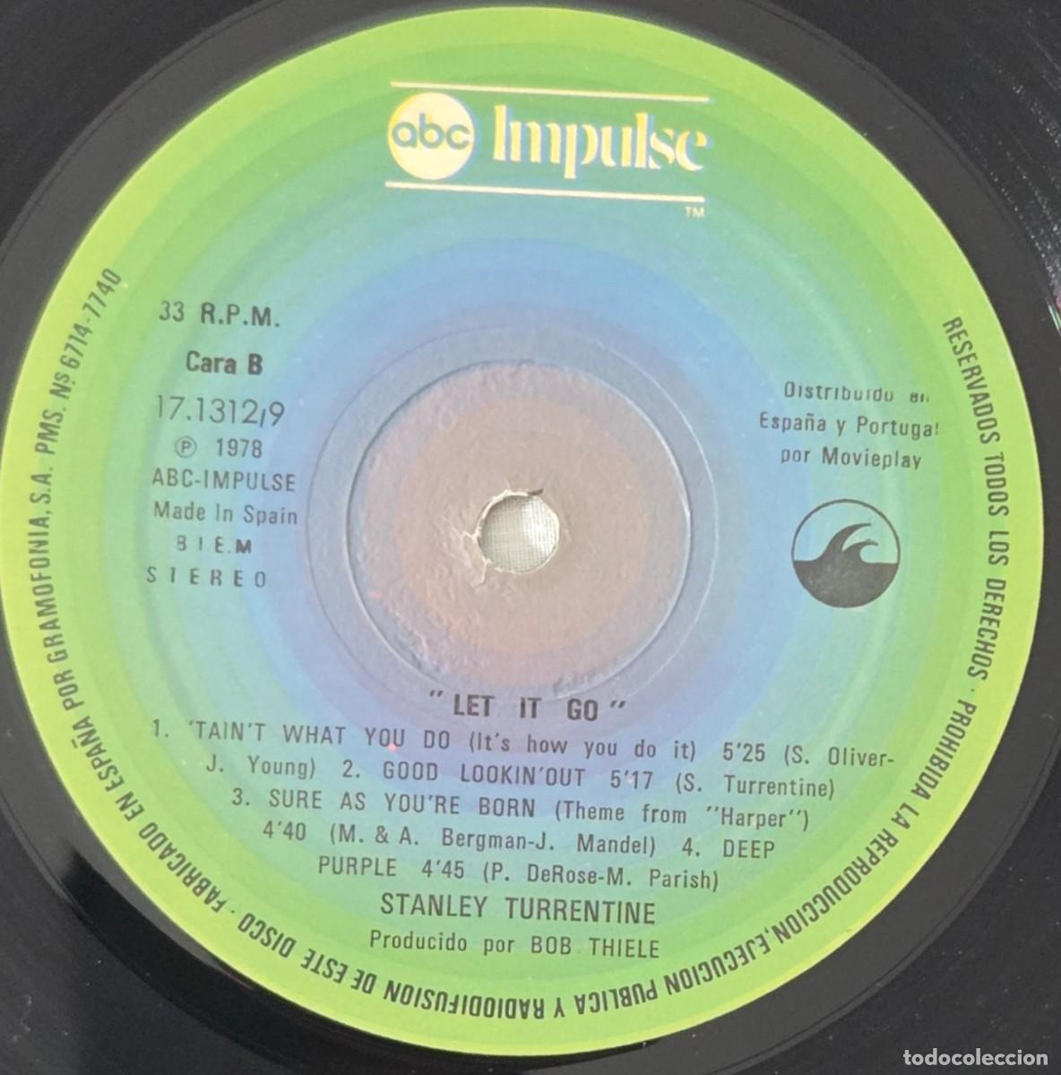Discos de vinilo: Lp Vinilo Stanley Turrentine, Let it go - Foto 8