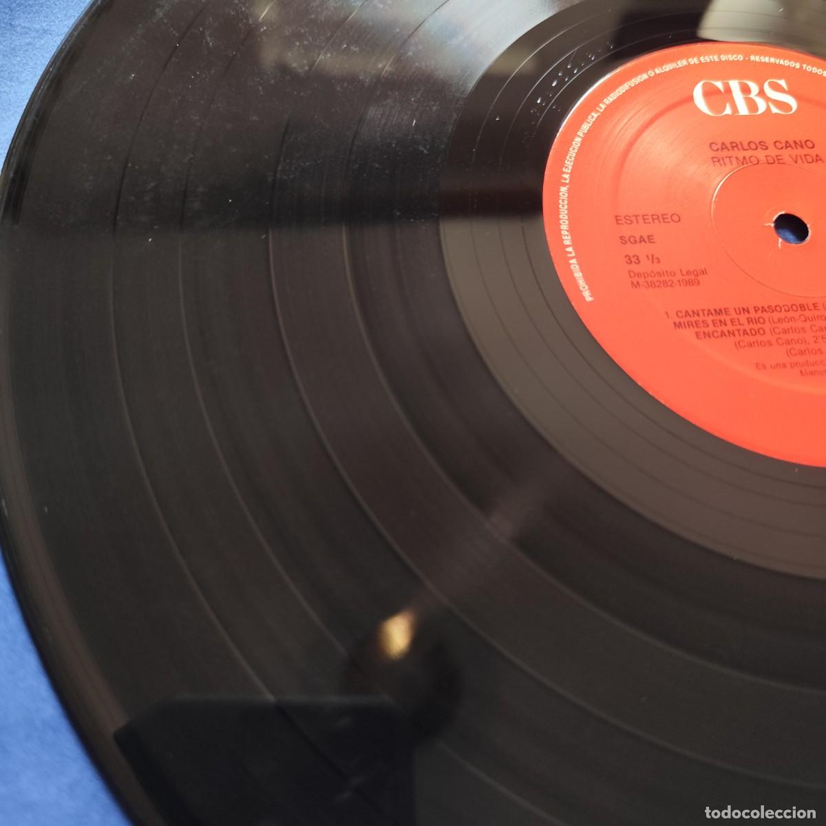 Discos de vinilo: LP CARLOS CANO Ritmo de Vida NM/NM - Foto 5