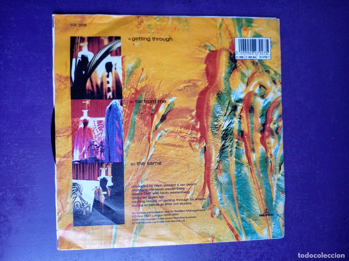 Discos de vinilo: EMF &ndash;Unexplained EP PARLOPHONE 1992 , ELECTRONICA INDIE POP - Foto 2