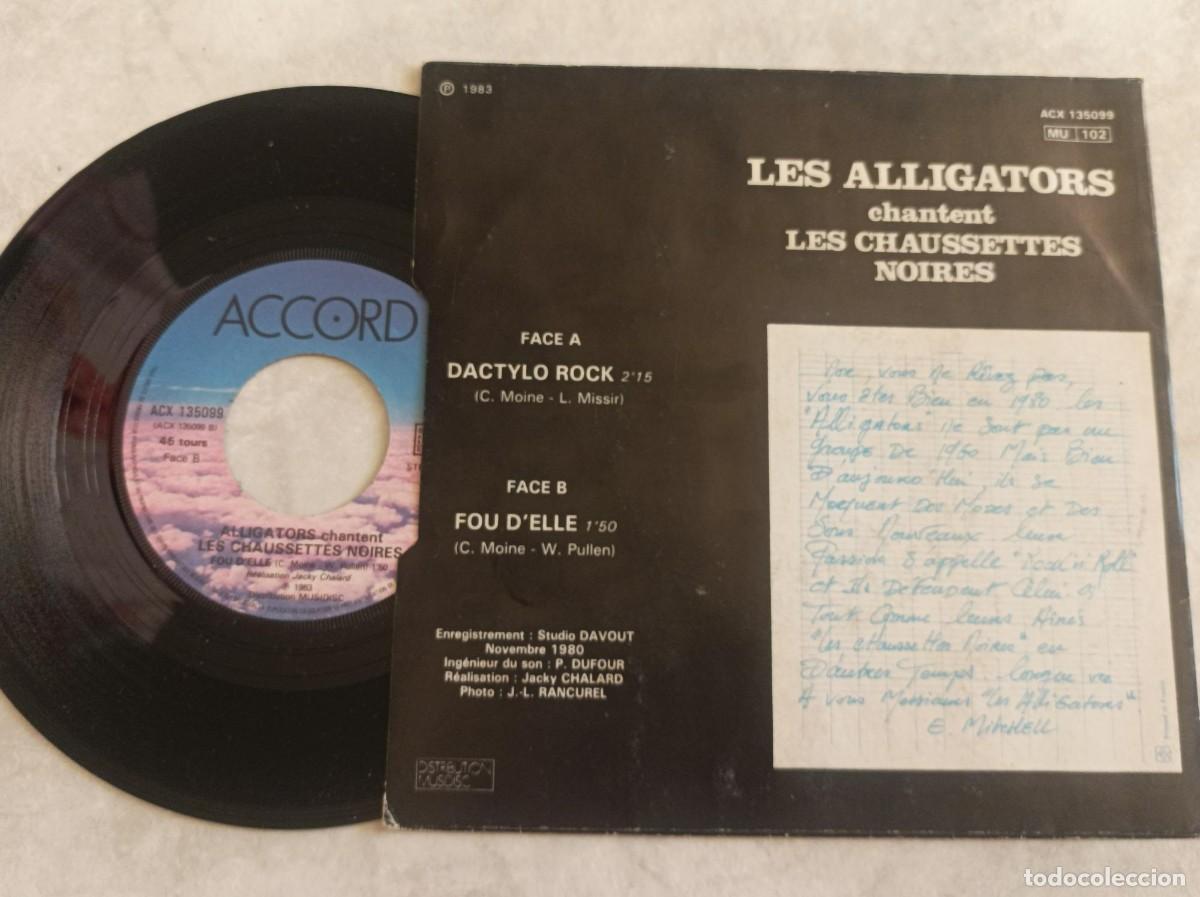 Discos de vinilo: Les Alligators rockabilly single - Foto 2