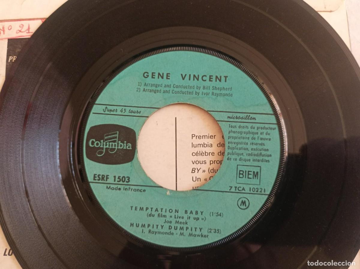 Discos de vinilo: Gene Vincent ep Francia - Foto 3