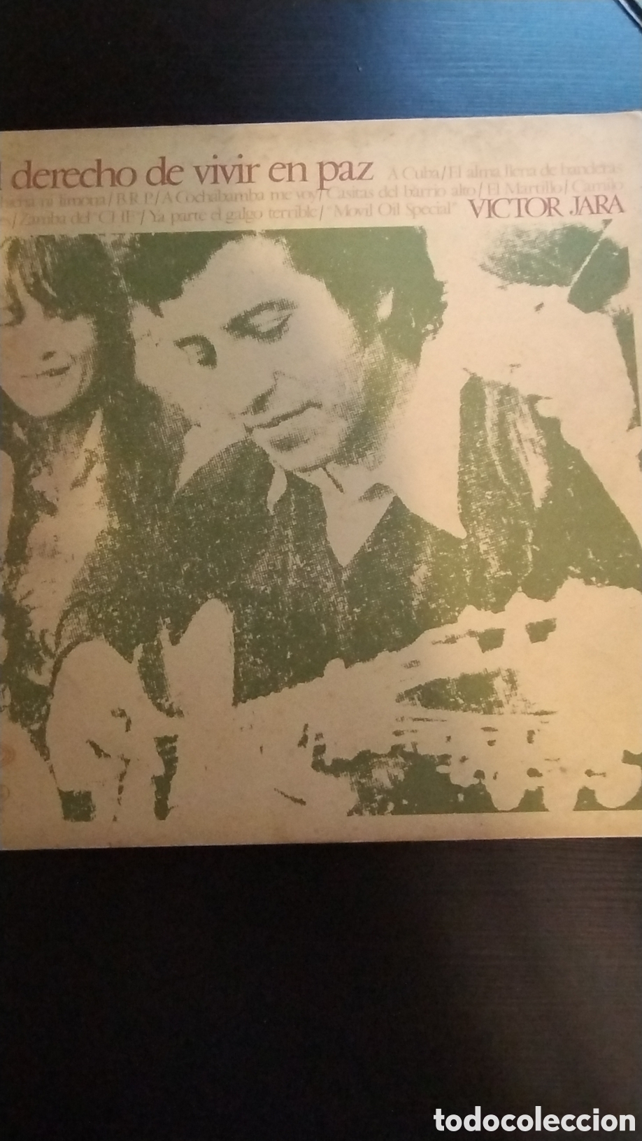 Vinyl records: El derecho de vivir en paz V&iacute;ctor Jara lp