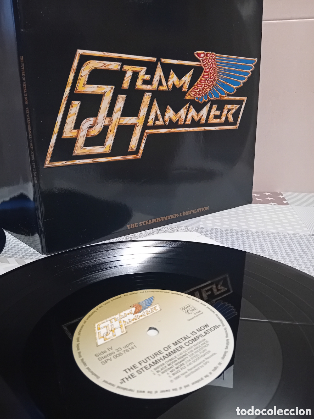 Discos de vinilo: THE STEAMHAMMER COMPILATION. 1990 - Foto 6