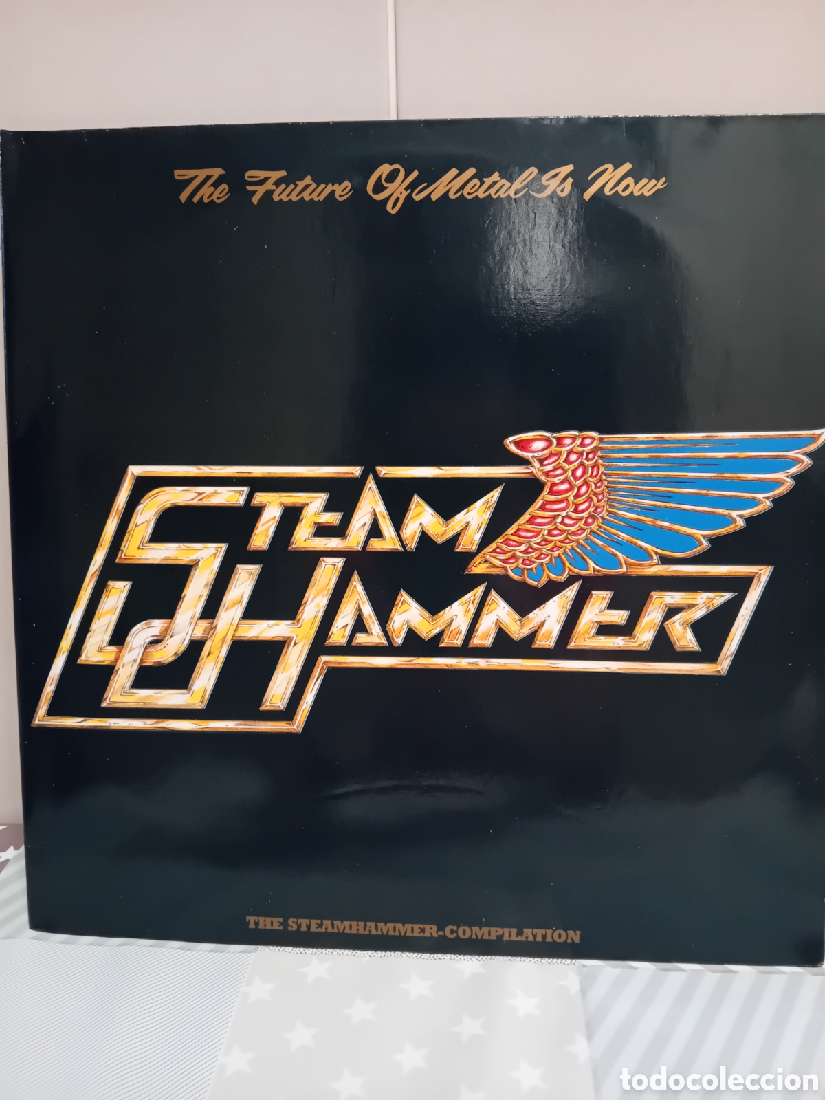 Discos de vinilo: THE STEAMHAMMER COMPILATION. 1990 - Foto 1