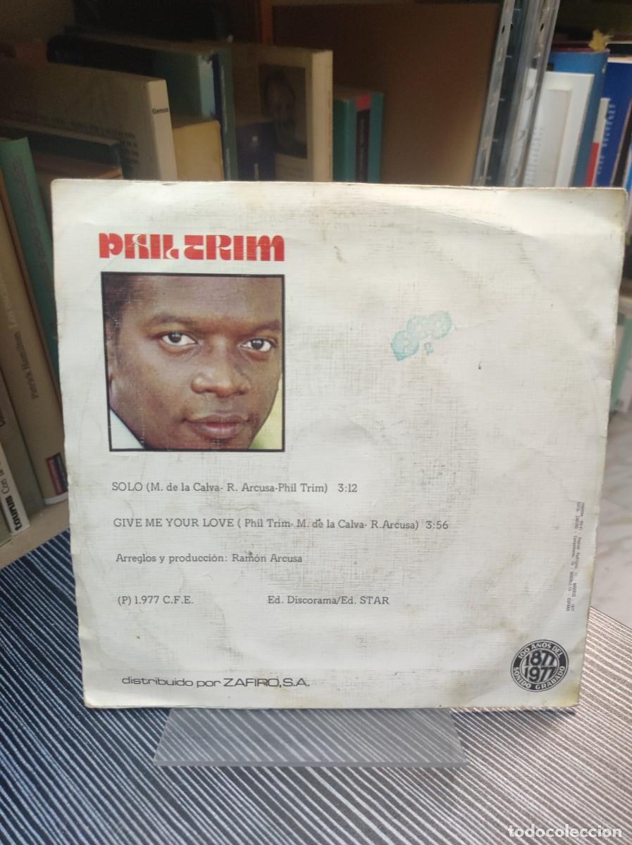 Discos de vinilo: Phil Trim &ndash; Solo SINGLE - Foto 2