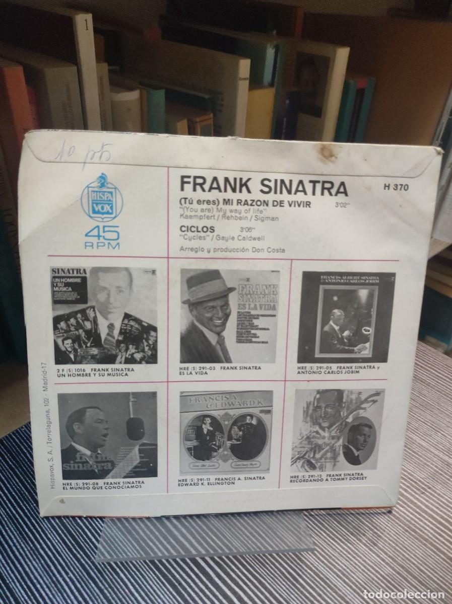 Discos de vinilo: Frank Sinatra &ndash; (Tu Eres) Mi Razon De Vivir / Ciclos - Foto 2