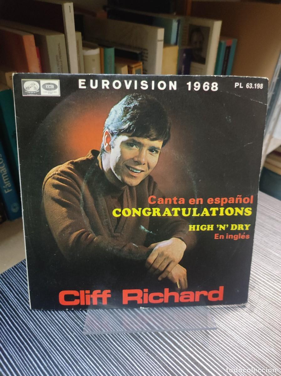 Discos de vinilo: Cliff Richard &ndash; Congratulations (Canta En Espa&ntilde;ol) - Foto 1