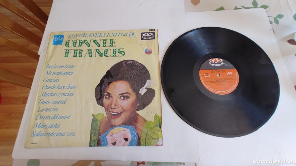 Discos de vinilo: CONNIE FRANCIS-LP LOS GRANDES EXITOS-MEXICO - Foto 1