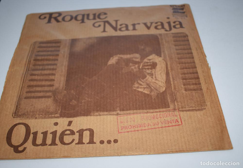 Discos de vinilo: Roque Narvaja &ndash; Qui&eacute;n... - SINGLE 1978 - Foto 2
