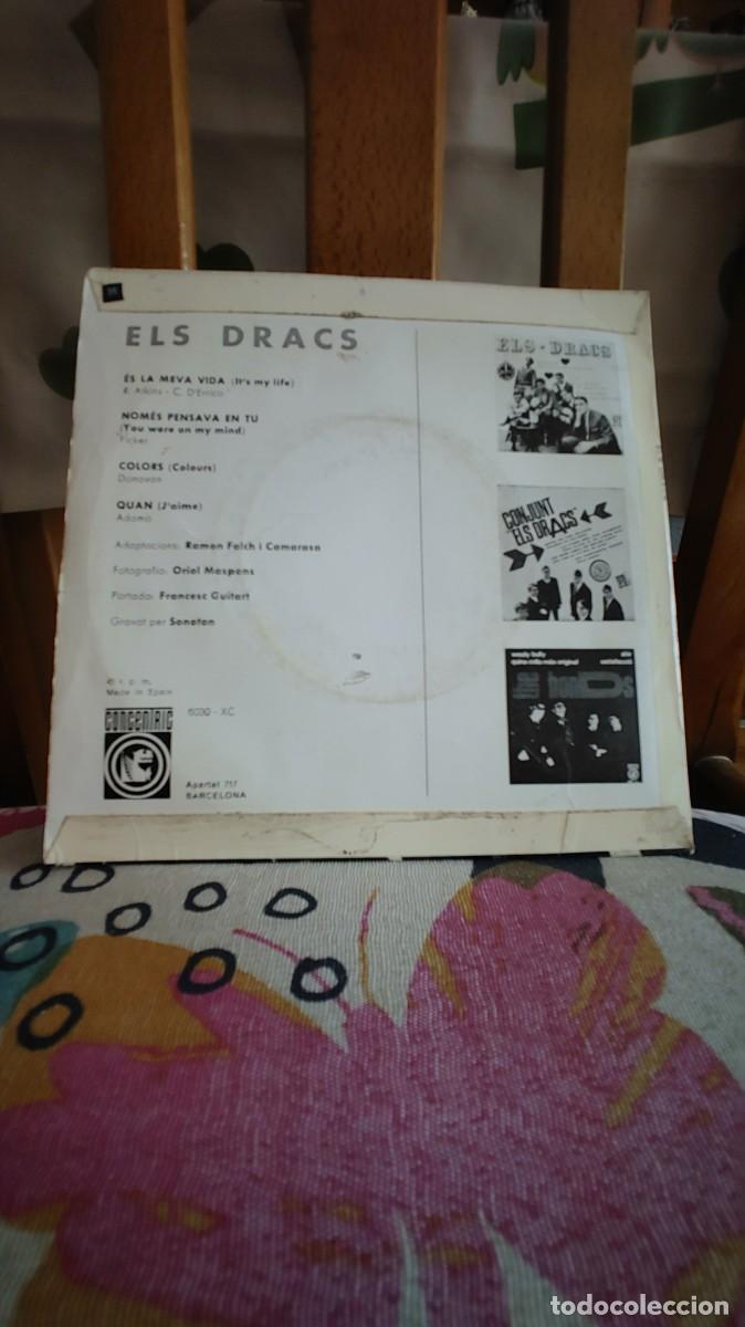 Discos de vinilo: ELS DRACS-EP ES LA MEVA VIDA +3 - Foto 2