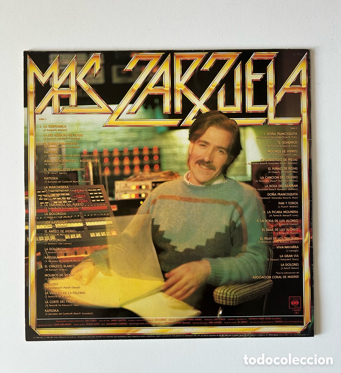 Discos de vinilo: Luis Cobos - Mas Zarzuela - Foto 2