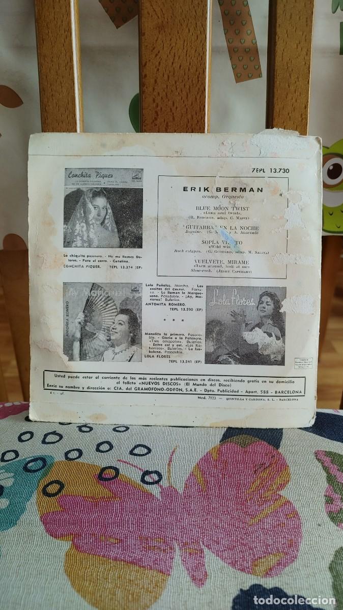 Discos de vinilo: ERIK BERMAN-EP BLUE MOON TWIST +3-PORT.REGULAR - Foto 2