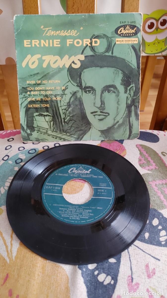 Discos de vinilo: ERNIE FORD-EP 16 TONS +3 - Foto 1