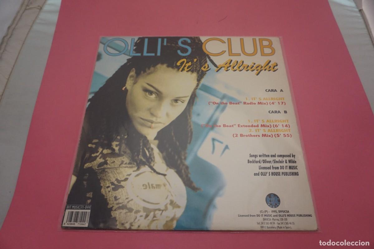 Discos de vinilo: LP - OLLIS CLUB - ITS ALLRIGHT - Foto 2