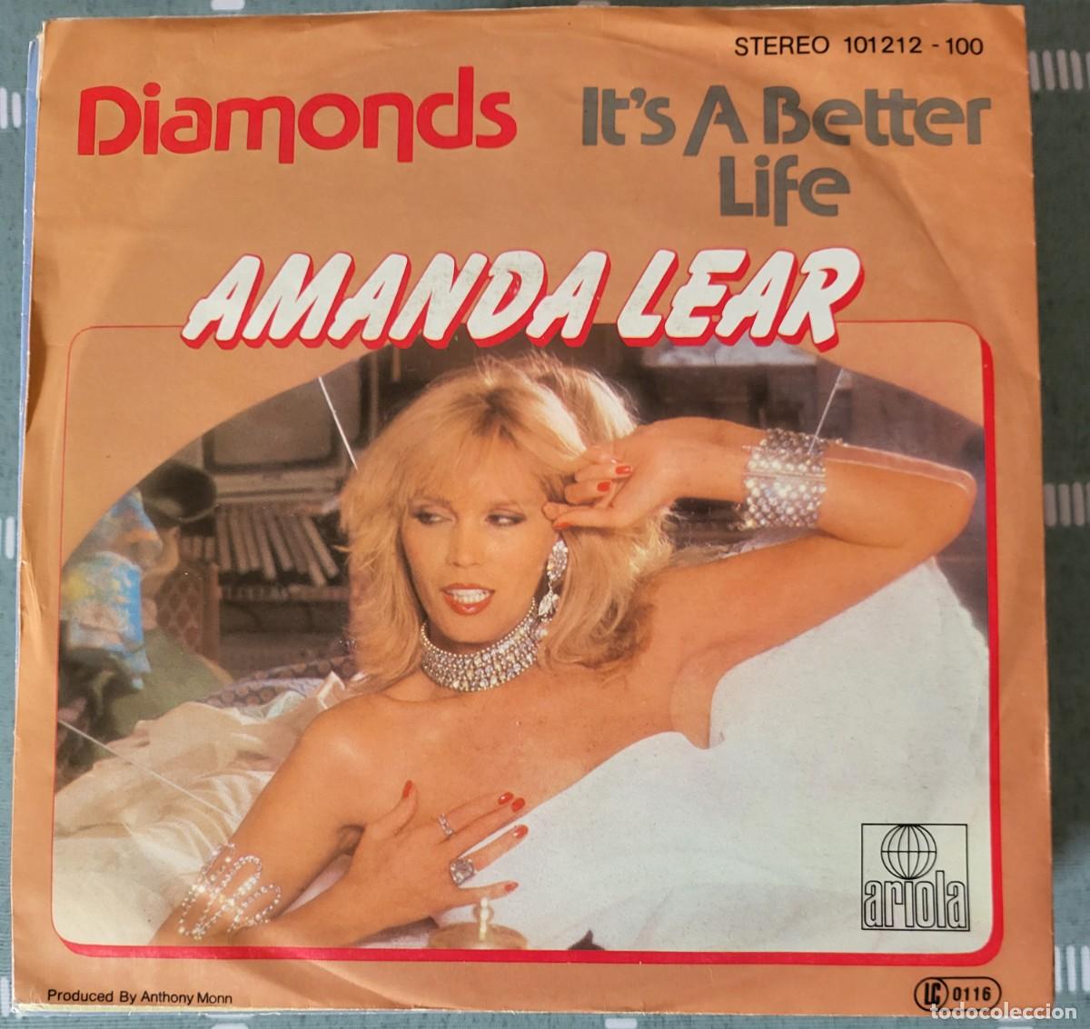 Discos de vinilo: Amanda Lear single sello Ariola editado en Alemania... - Foto 1
